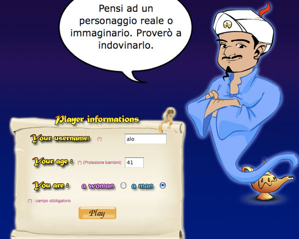 Akinator, il genio del web