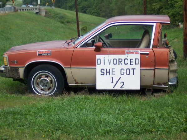 auto a metà divorced