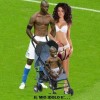 Balotelli-Fico: carrozzina