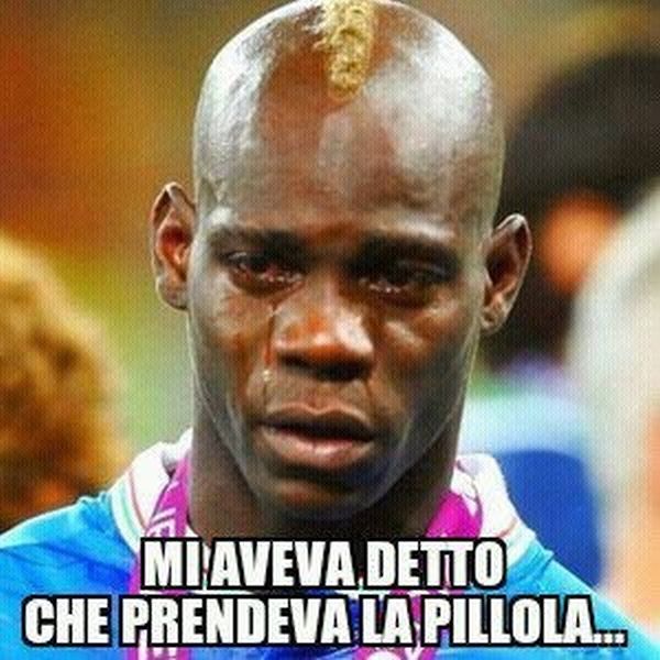 Balotelli in lacrime