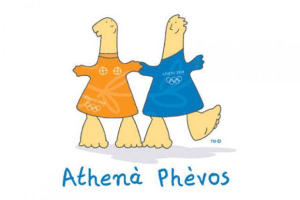 mascotte Athena e Phevos 2004