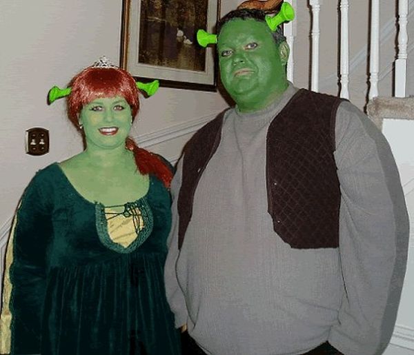 Costume Shrek e Fiona