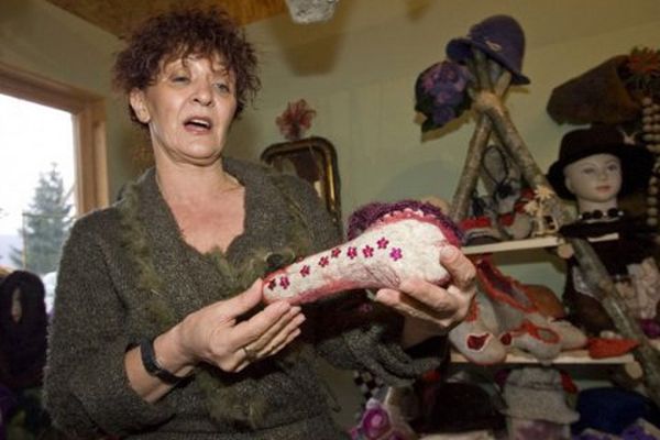 Radmila Kus con lo scaldapene