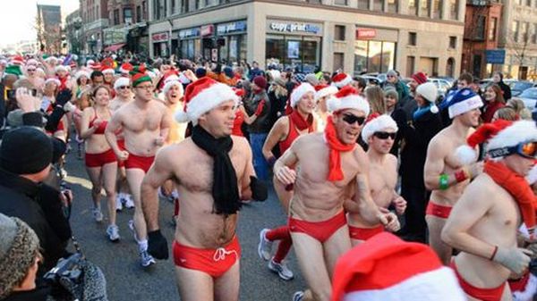 santa speedo run 1