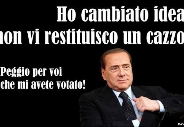 Berlusconi cambia idea