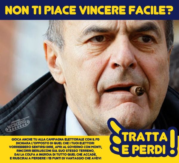 Bersani tratta e perdi