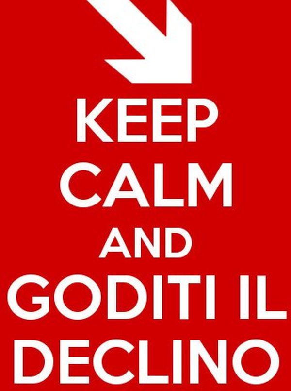 goditi il declino