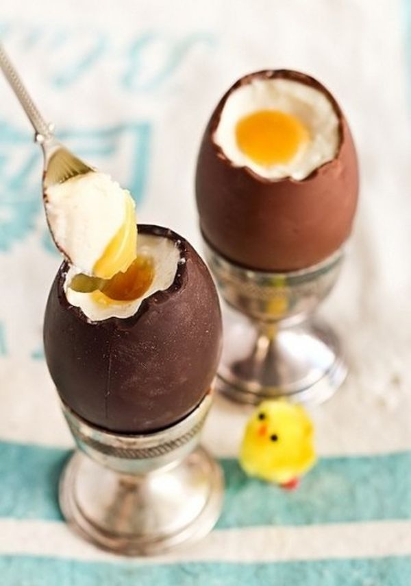 uovo di cioccolato alla coque