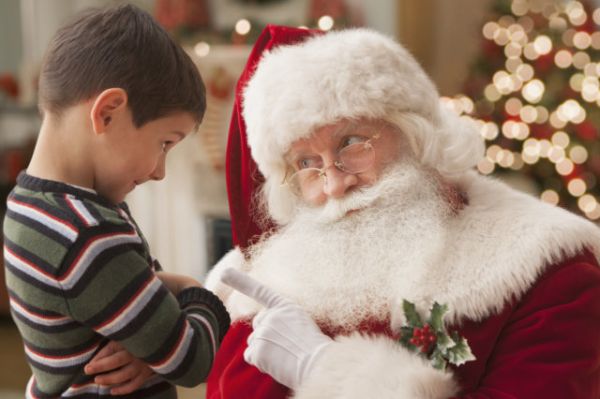 Babbo Natale e bambino