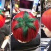 taglio di capelli a pomodoro