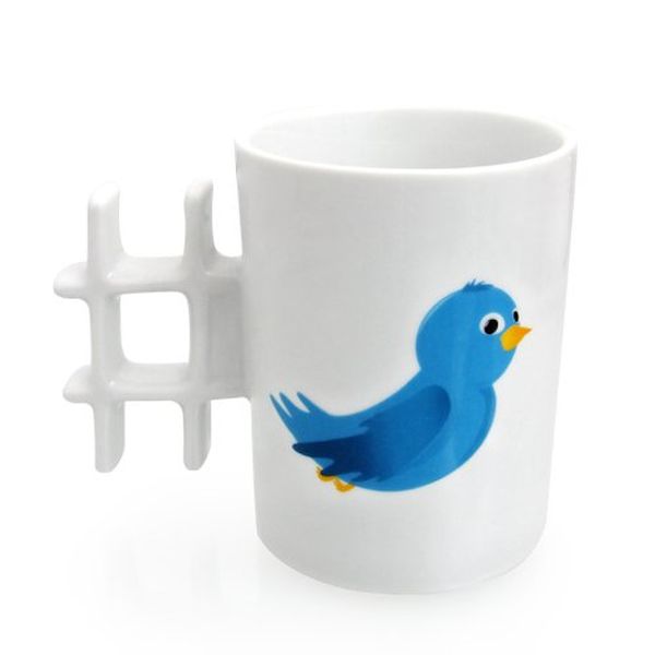 Tazza con hashtag