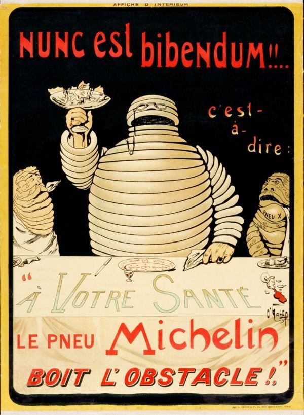 Omino Michelin: manifesto 1898