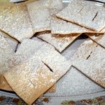 chiacchiere al forno lisce