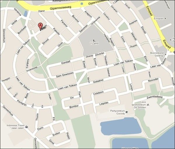Geldrop: mappa delle strade
