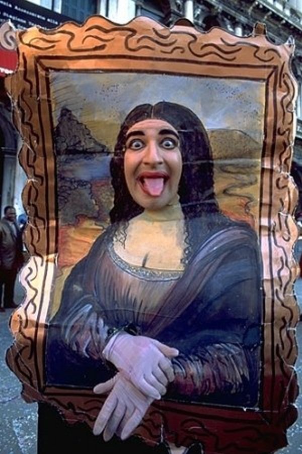 Gioconda con sberleffo