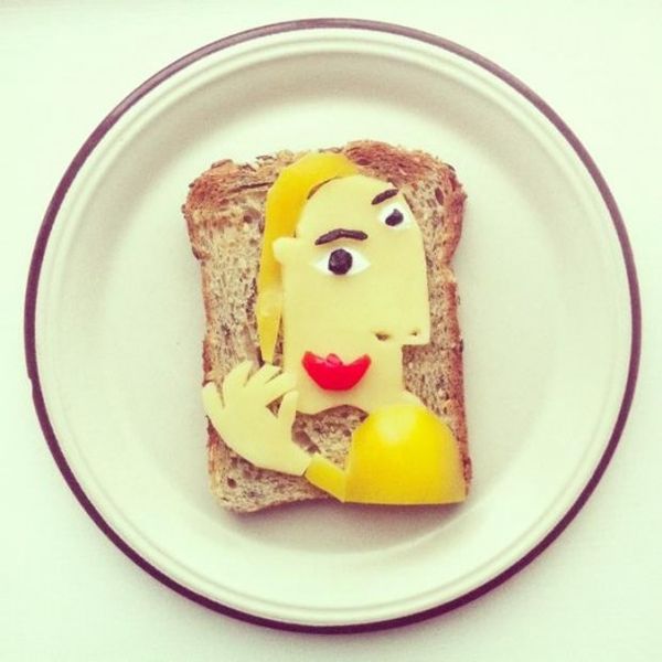 Toast Pablo Picasso pane e formaggio