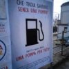 pubblicità benzinaio a Troia