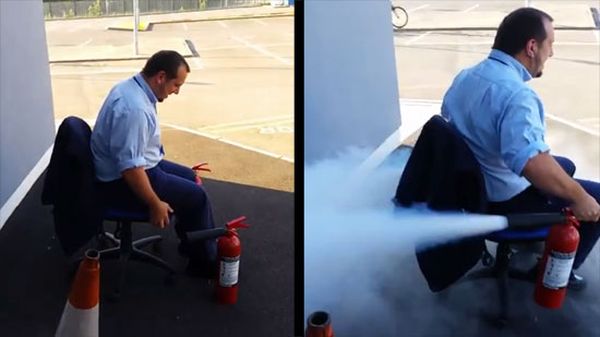 fire extinguisher ride fail