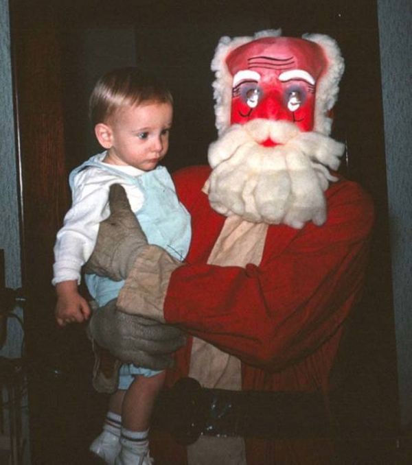 babbi natale inquietanti 1: con bambino