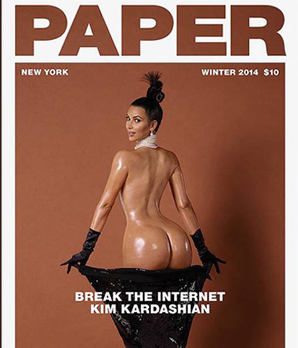 Copertina con sedere Kim Kardashian
