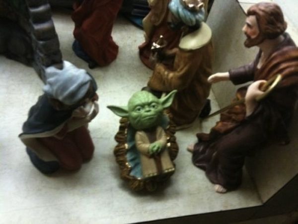 presepe con Yoda